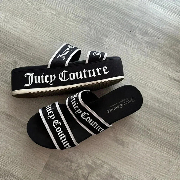Juicy couture platform sandals size 8 - Picture 2 of 4